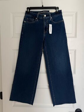 NWT Tommy Bahama INDIGO HIGH RISE WIDE CROP